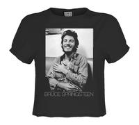 Amplified Womens/Ladies Bruce Springsteen Vintage Crop Top GD2757