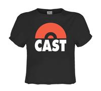 Amplified Womens/Ladies Cast Logo Crop Top GD4179