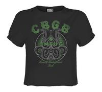 Amplified Womens/Ladies CBGB Snake Logo Crop Top GD4191