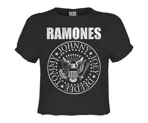 Amplified Womens/Ladies Classic Seal Ramones Crop Top GD2710