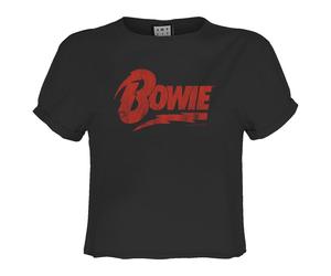 Amplified Womens/Ladies David Bowie Logo T-Shirt GD647