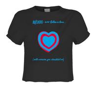 Amplified Womens/Ladies Fallen In Love Buzzcocks Crop Top GD4253