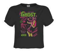 Amplified Womens/Ladies Forever Is The Wind Ghost Crop Top GD3164
