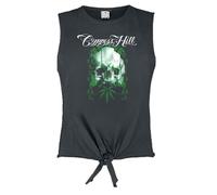 Amplified Womens/Ladies Glitched Skull Cypress Hill Sleeveless Top GD2923
