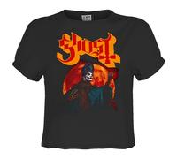 Amplified Womens/Ladies Hunter's Moon Ghost Crop T-Shirt GD2191