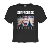 Amplified Womens/Ladies I Should Coco Supergrass Crop Top GD4275
