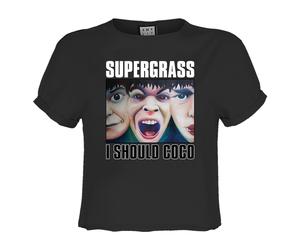 Amplified Womens/Ladies I Should Coco Supergrass Crop Top GD4275