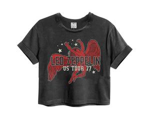 Amplified Womens/Ladies Icarus Led Zeppelin Crop Top GD139