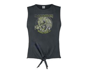 Amplified Womens/Ladies Killer World Tour '81 Iron Maiden Cr GD2943