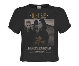 Amplified Womens/Ladies Live U2 Crop Top GD2694