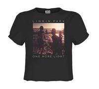 One More Light Linkin Park Crop Top Amplified Charcoal XS