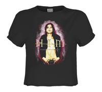 Razorblade Romance HIM Crop Top Amplified Charcoal XS