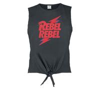 Amplified Womens/Ladies Rebel Rebel David Bowie Sleeveless Tank Top GD2782