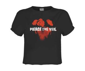 Amplified Womens/Ladies Red In The Face Pierce The Veil Crop GD4083