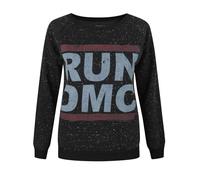 Amplified Womens/Ladies Run DMC Logo Speckled Sweater NS4508