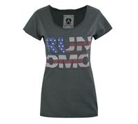Amplified Womens/Ladies Run DMC USA Diamante T-Shirt NS4563