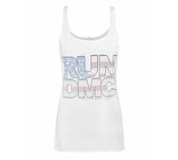 Amplified Womens/Ladies Run DMC USA Diamante Tank Top NS4564