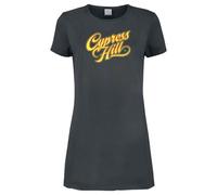 Amplified Womens/Ladies Script Cypress Hill T-Shirt Dress (XL) (Charcoal)
