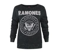 Amplified Womens/Ladies Seal Ramones Macrame Logo Sweatshirt NS5986