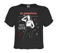 Amplified Womens/Ladies So American Olivia Rodrigo Crop Top GD3001