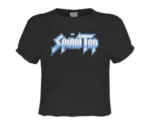 Amplified Womens/Ladies Spinal Tap Logo Crop Top GD4090