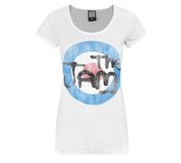 Amplified Womens/Ladies The Jam Logo T-Shirt / XS White NS4510