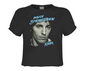 Amplified Womens/Ladies The River Bruce Springsteen Crop Top GD2763