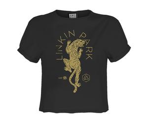 Amplified Womens/Ladies Tiger Linkin Park Crop Top GD2375