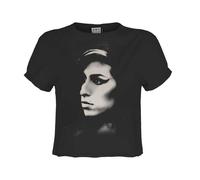 Amplified Womens/Ladies Tonal Pose Amy Winehouse Crop T-Shir GD4106