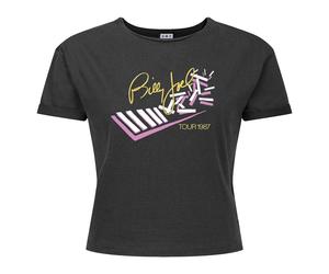 Amplified Womens/Ladies Tour 1987 Billy Joel Crop Top GD4320
