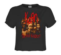 Untouchables Korn Crop Top Amplified Charcoal XS