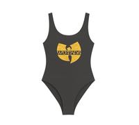 Amplified Womens/Ladies Wu-Tang Clan Logo Bodysuit (S) (Charcoal)