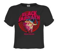Paranoid Black Sabbath Crop T-Shirt Amplified Charcoal M