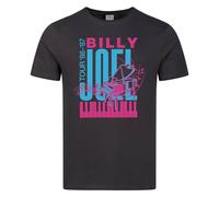 Amplified Women's Piano Billy Joel T-Shirt in Charcoal | Size: Medium Amplified Charcoal M