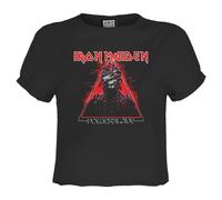 Powerslave Iron Maiden Crop Top Amplified Charcoal XL