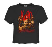 Untouchables Korn Crop Top Amplified Charcoal XS