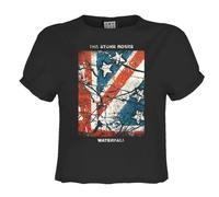 Amplified Womens/Ladies Waterfall The Stone Roses Crop T-Shi GD4094