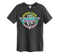 Amplified World Tour 78 Van Halen T-Shirt 3XL Charcoal