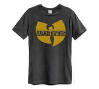 Amplified Wu-Tang Clan Logo T-Shirt XS Charcoal/Yellow