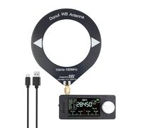 Amplifier Audio FM House Amplifier 800mA Battery HD Display LSB USB AM 4.8 cm IPS Screen with Antenna for Karaoke Bar Studio Outdoor Truck Travel