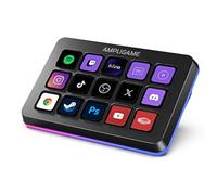 AmpliGame Fifine Stream Controller with 15 Macro Keys, Streaming Deck with Trigger Actions in Apps Software OBS/Twitch/YouTube/Streamlabs, Shortcut Buttons Keypad Works with Mac and PC-D6
