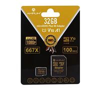 Amplim 32GB MicroSDXC Card with Adapter (1X Black)