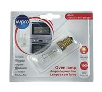 2 X 40W HOTPOINT WPRO E14 230-240V T29 OVEN LAMP COOKER LIGHT 300C C00345136 X 2