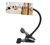 Ampper Clip On Security Mirror, Convex Cubicle Mirror for Personal Safety and Security Desk Rear View Monitors or Anywhere (6.69" x 2.95", Rectangle)