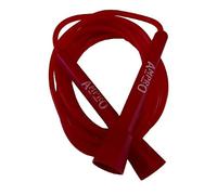 Ampro Adjustable Speed Skipping Rope - Jump Rope - Original - Skip - Skill - Training - Exercise (Red)