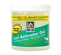Ampro Long-Aid Activator Gel - Enriched with Aloe Vera, Protein, and Vitamin B Complex - Brings Essential Moisture to Strands - Defines Your Natural Curls - Extra Dry - 425 g