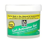 Ampro Long-Aid Activator Gel - Enriched with Aloe Vera, Protein, and Vitamin B Complex - Brings Essential Moisture to Strands - Defines Your Natural Curls - Extra Dry - 32 oz