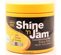 Ampro Shine-n-Jam Conditioning Gel Extra Hold Yellow 454g