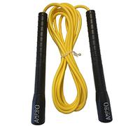 Ampro Trickstar Long Handle Freestyle Jump Rope - Skipping Rope - Black/Yellow