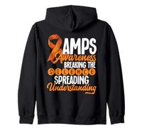 AMPS Awareness Breaking the Silence Spreading Understanding Zip Hoodie